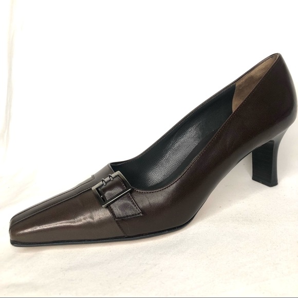 Peter Kaiser Brown Leather Heels - Picture 2 of 16